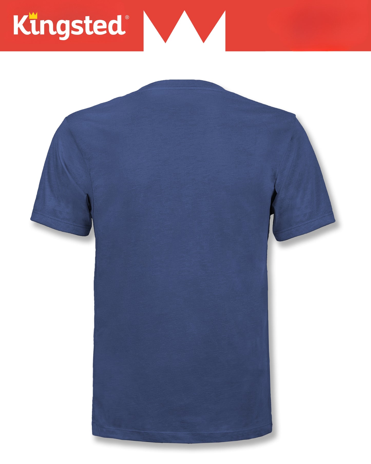 Navy Blue Short Sleeve V-Neck T-Shirts