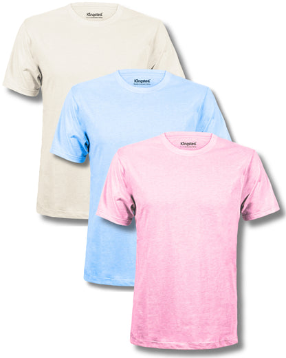 Kingsted Crewneck T-Shirts - Dandy 3 Pack