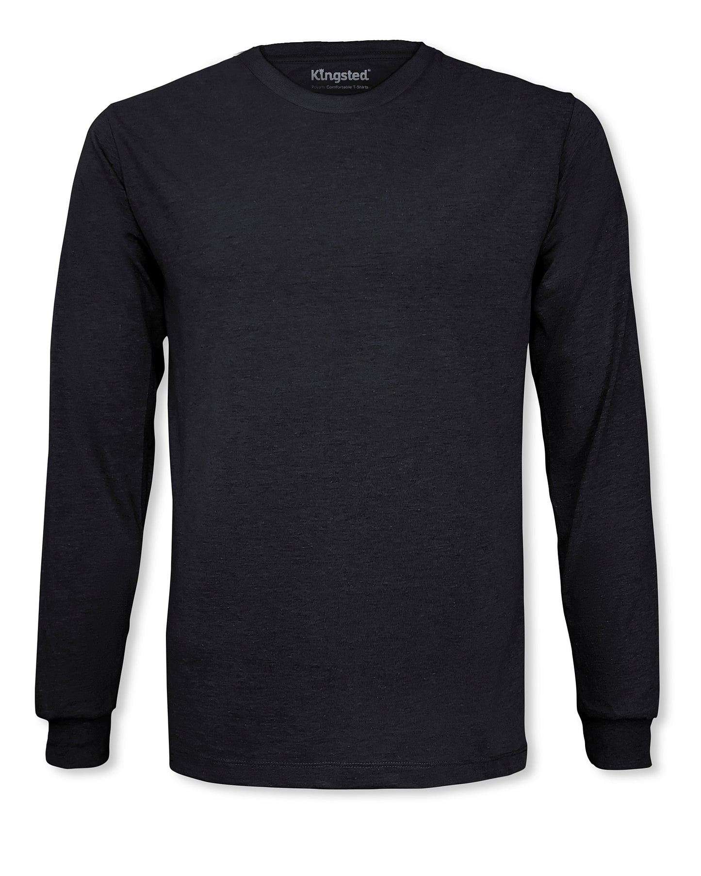 Black Long Sleeve Crewneck T-Shirt