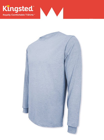 Sky Blue Long Sleeve Crewneck T-Shirt