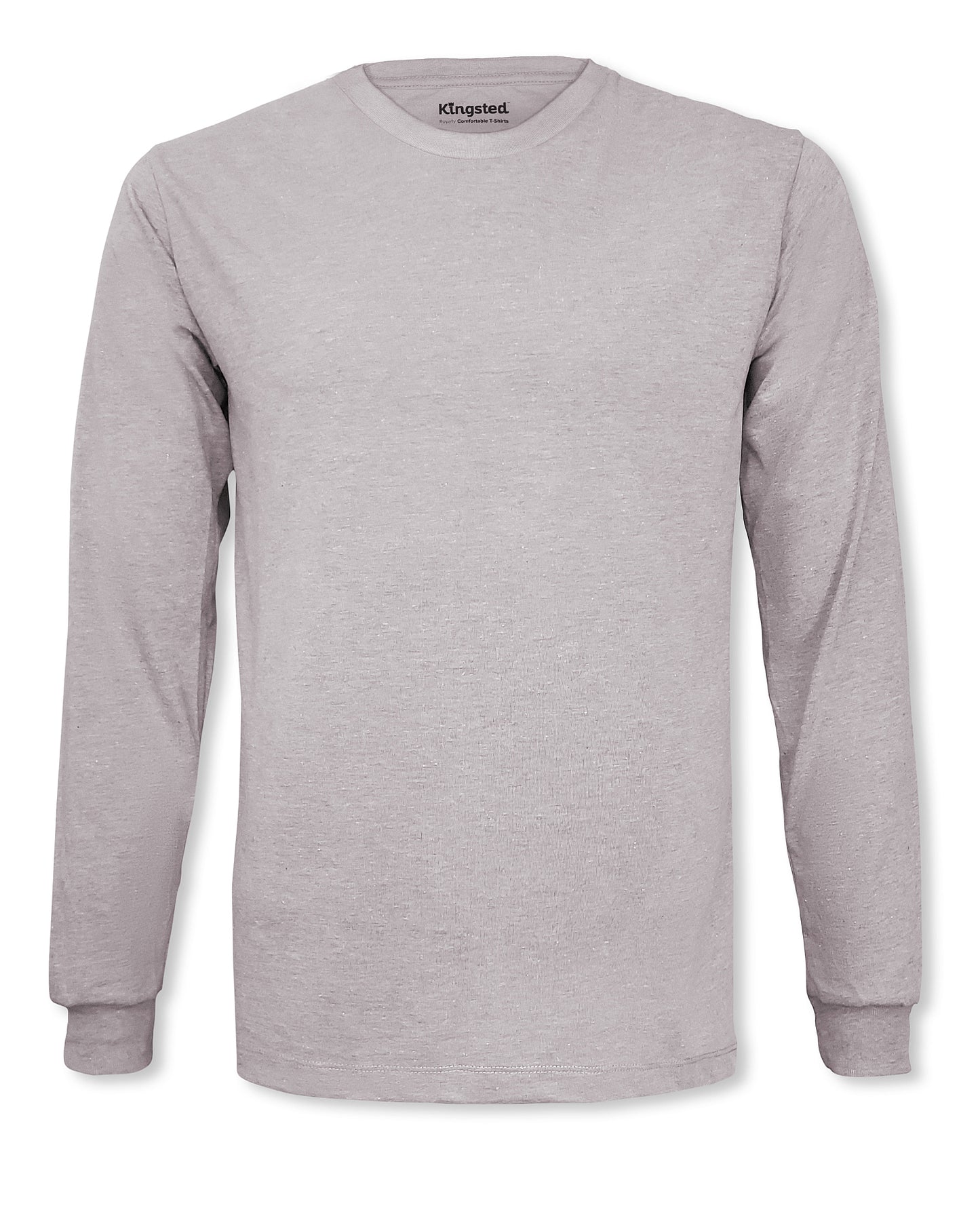 Grey Long Sleeve Crewneck T-Shirt