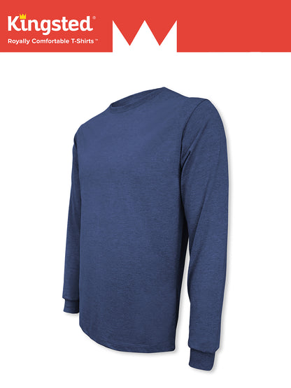 Navy Long Sleeve Crewneck T-Shirt