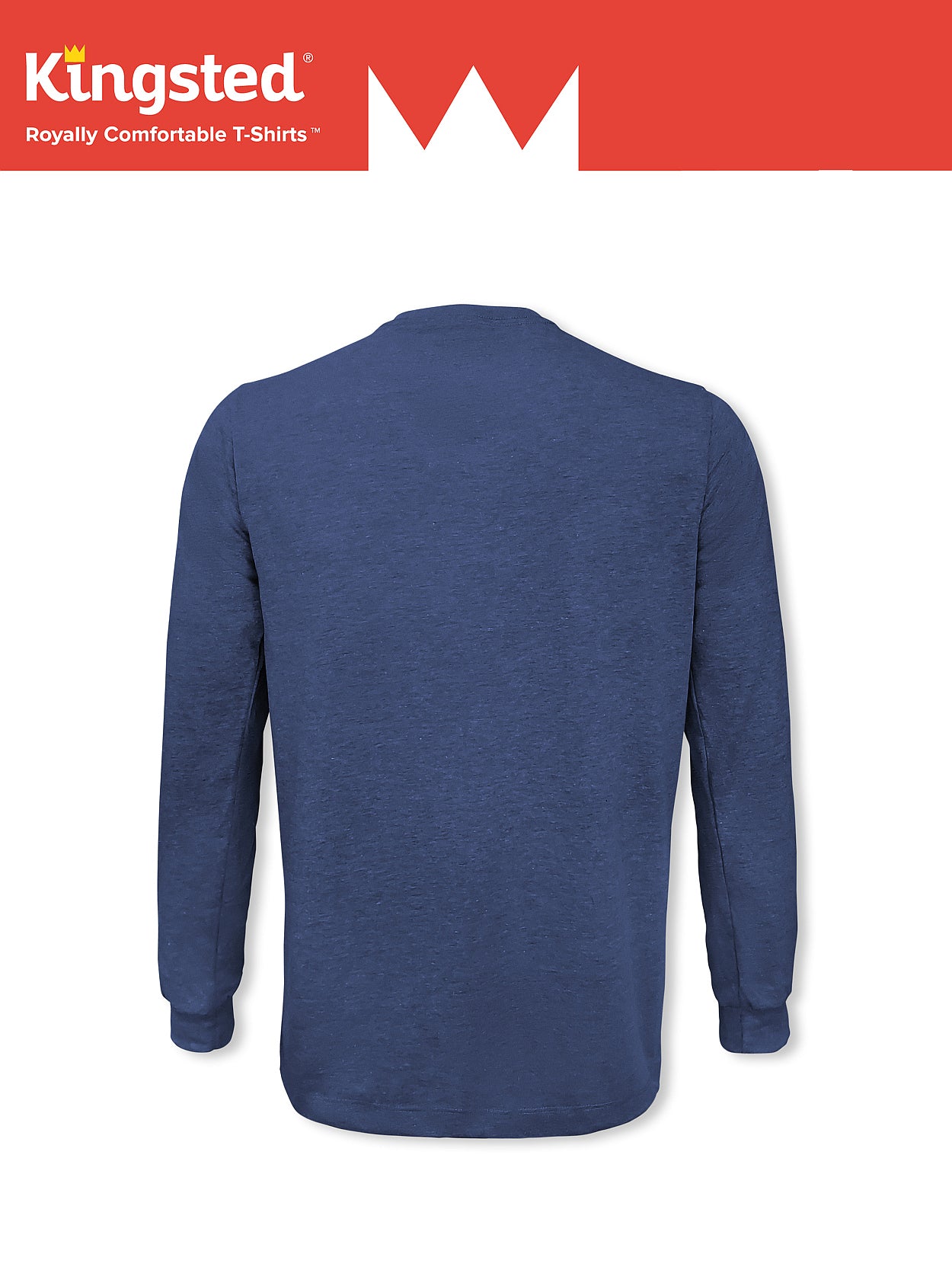 Navy Long Sleeve Crewneck T-Shirt