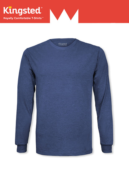 Navy Long Sleeve Crewneck T-Shirt