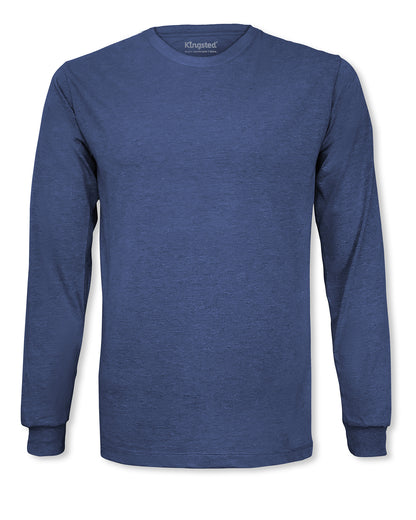 Navy Long Sleeve Crewneck T-Shirt