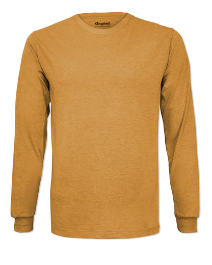 Mustard Long Sleeve Crewneck T-Shirt